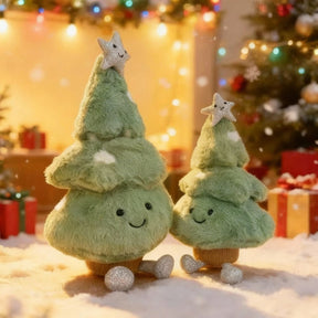 Figurine de Sapin de Noël en Peluche | Douceur et Ambiance Festive Accueillante