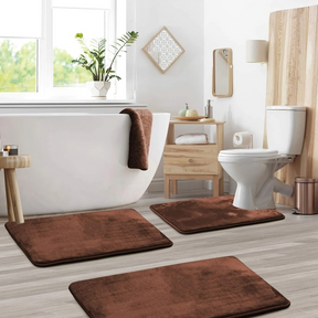 Tapis de Bain en Mousse à Mémoire - Confort Ultime et Séchage Rapide