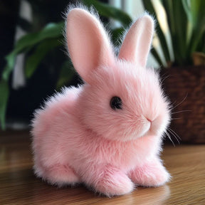 Jouet en Peluche Lapin Doux - Fourrure Ultra-Douce et Détails Réalistes