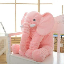 Coussin Peluche Éléphant Bébé - Doux et Sécurisé pour les Bébés