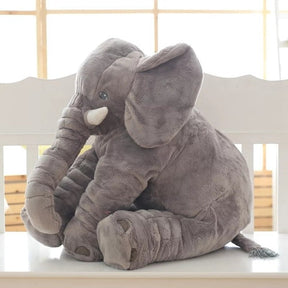Coussin Éléphant en Peluche - Confort Super Doux pour Bébés et Tout-Petits