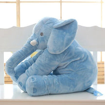 Coussin Éléphant en Peluche - Confort Super Doux pour Bébés et Tout-Petits