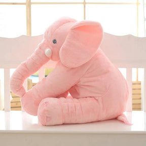 Coussin Éléphant en Peluche - Confort Super Doux pour Bébés et Tout-Petits
