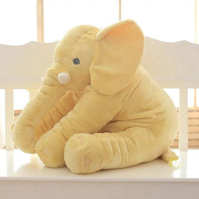 Coussin Éléphant en Peluche - Confort Super Doux pour Bébés et Tout-Petits