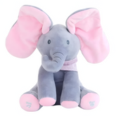 Éléphant en Peluche Musical - Jouet Douillet avec Musique et Mouvements