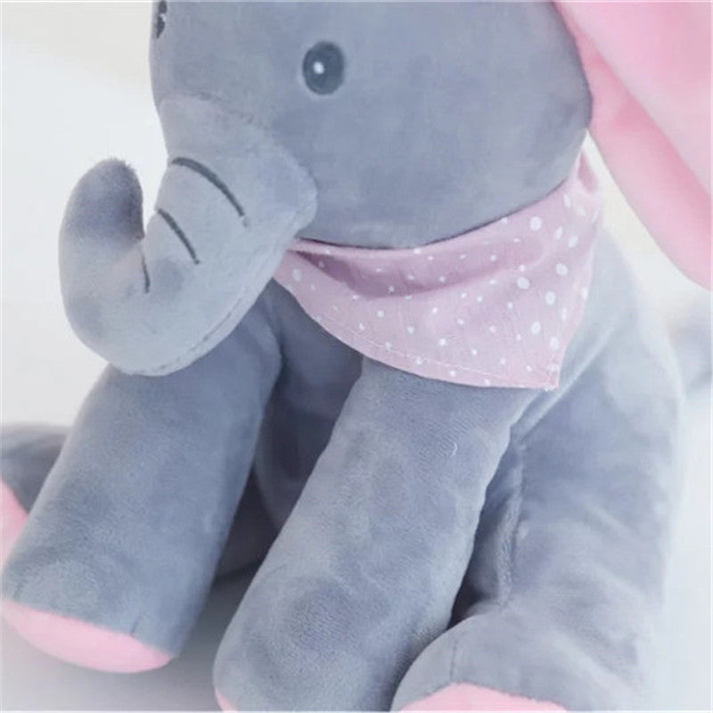 Éléphant en Peluche Musical - Jouet Douillet avec Musique et Mouvements