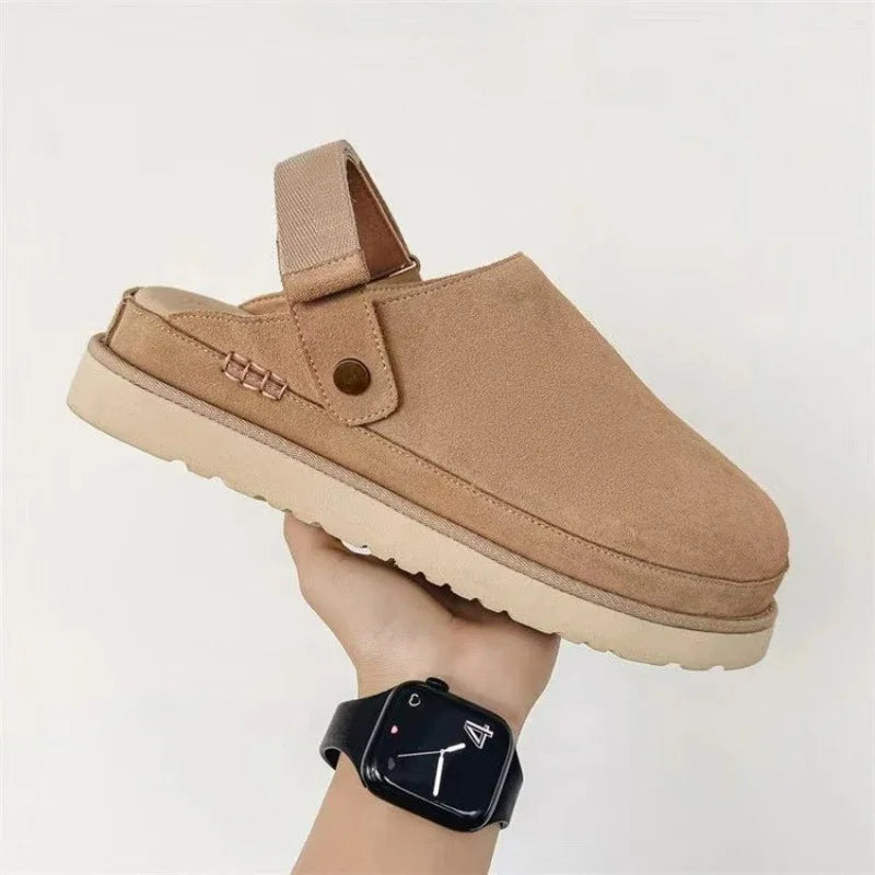 Chaussons d'Hiver en Peluche pour Femmes - Confort Douillet et Semelle Antidérapante