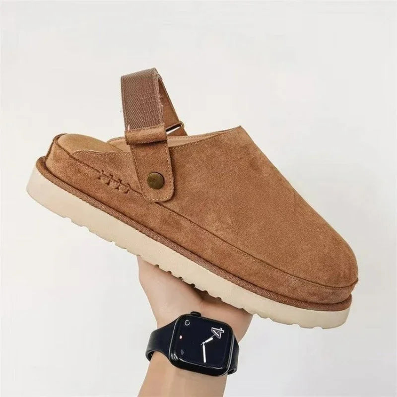 Chaussons d'Hiver en Peluche pour Femmes - Confort Douillet et Semelle Antidérapante