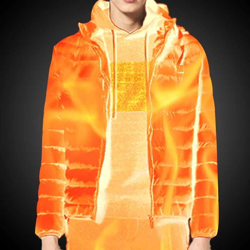 Veste Chauffante Électrique pour Hiver - 17 Zones de Chauffage et Design Confortable