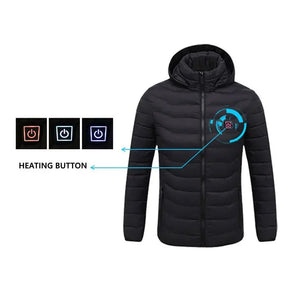 Veste Chauffante Électrique pour Hiver - 17 Zones de Chauffage et Design Confortable