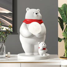 Lampe d'Ours Polaire pour Enfants - Lumière Douce et Accueillante