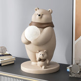 Lampe d'Ours Polaire pour Enfants - Lumière Douce et Accueillante