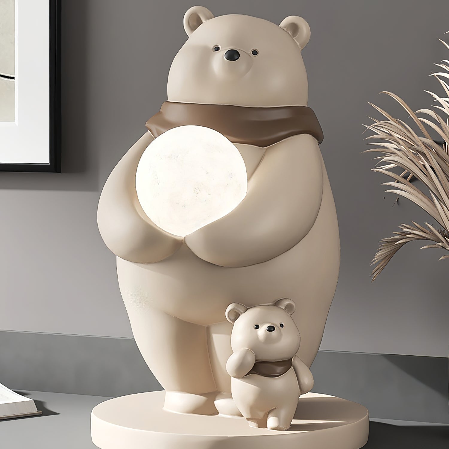 Lampe d'Ours Polaire pour Enfants - Lumière Douce et Accueillante