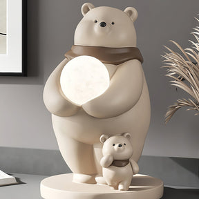 Lampe d'Ours Polaire pour Enfants - Lumière Douce et Accueillante