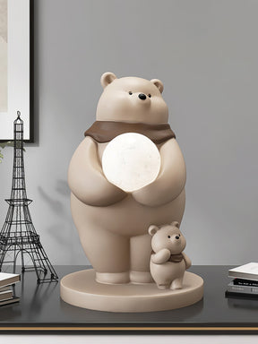 Lampe d'Ours Polaire pour Enfants - Lumière Douce et Accueillante