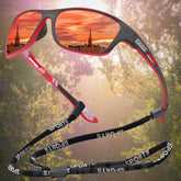 Lunettes de soleil polarisées UV 100 % - Design léger et résistant aux rayures