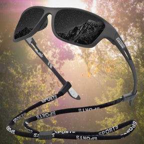 Lunettes de soleil polarisées UV 100 % - Design léger et résistant aux rayures