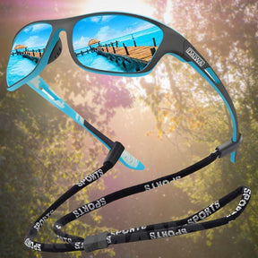 Lunettes de soleil polarisées UV 100 % - Design léger et résistant aux rayures