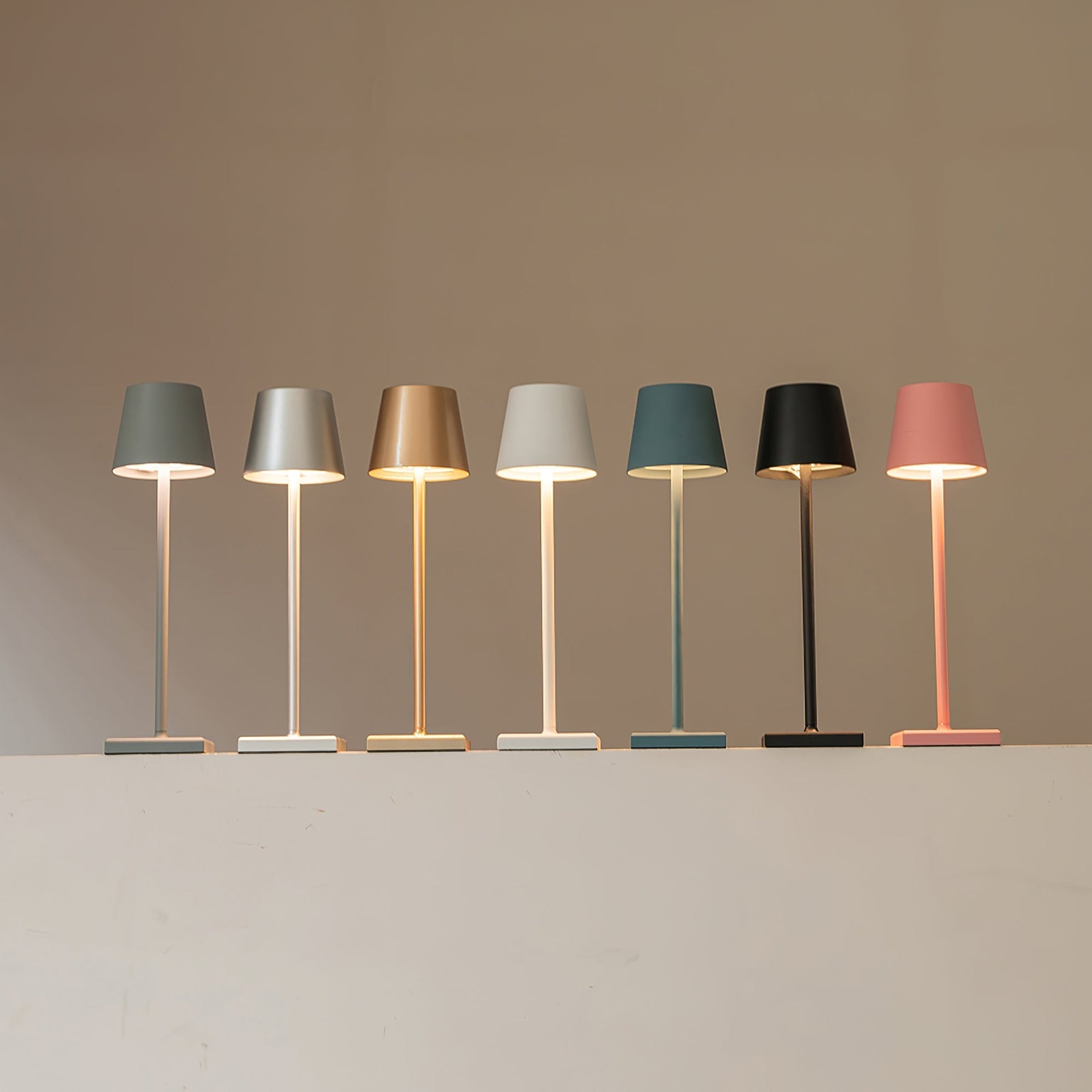 Lampe de Table LED Rechargeable - Design Compact et Tactile