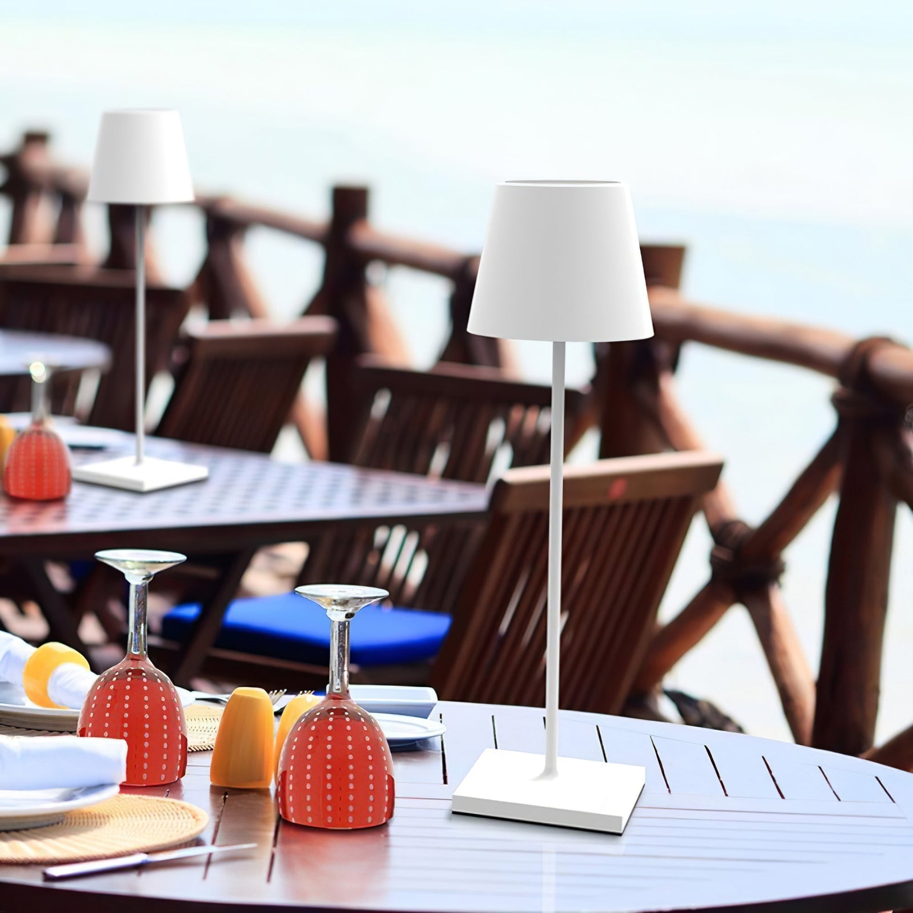 Lampe de Table LED Rechargeable - Design Compact et Tactile