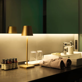 Lampe de Table LED Rechargeable - Design Compact et Tactile