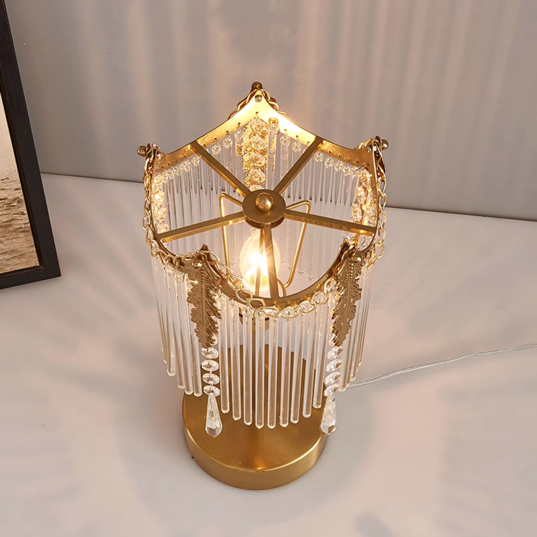 Lampe de Table Design Moderne - Éclairage Doux et Ambiance Cosy