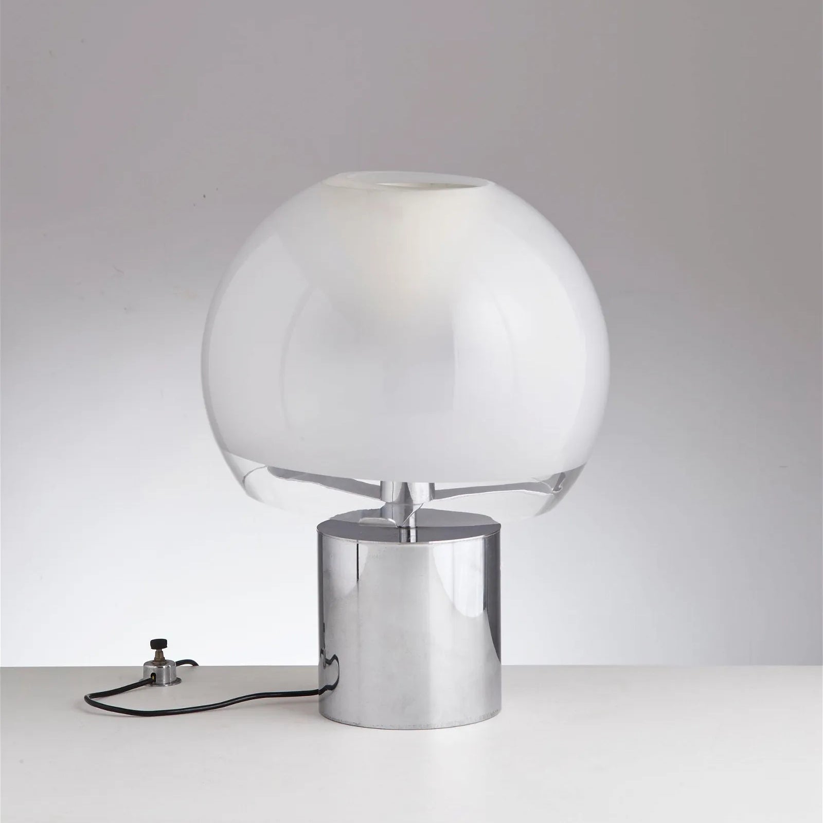 Lampe de Table Rétro en Verre - Design Élégant et Lumineux