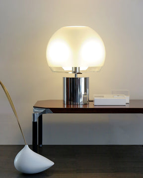 Lampe de Table Rétro en Verre - Design Élégant et Lumineux