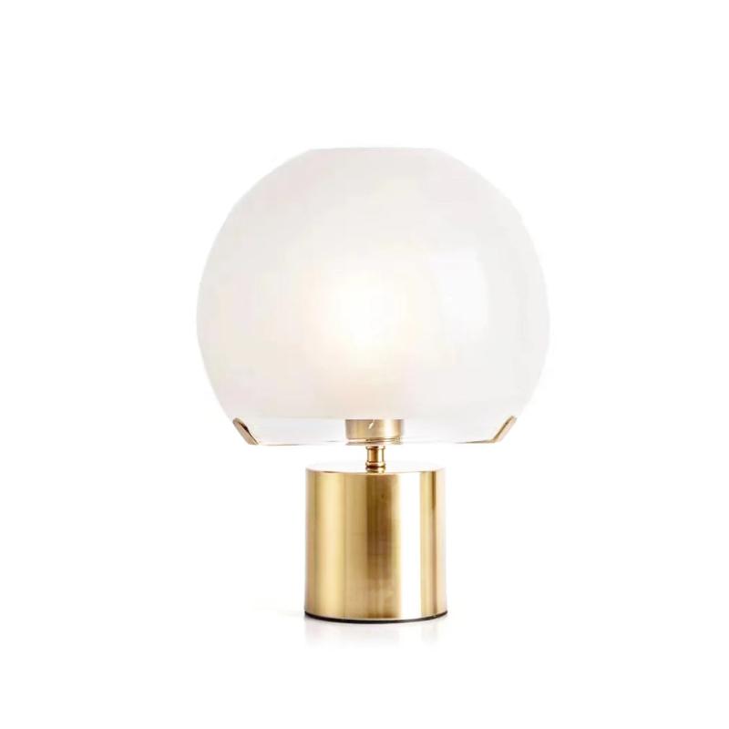Lampe de Table Rétro en Verre - Design Élégant et Lumineux