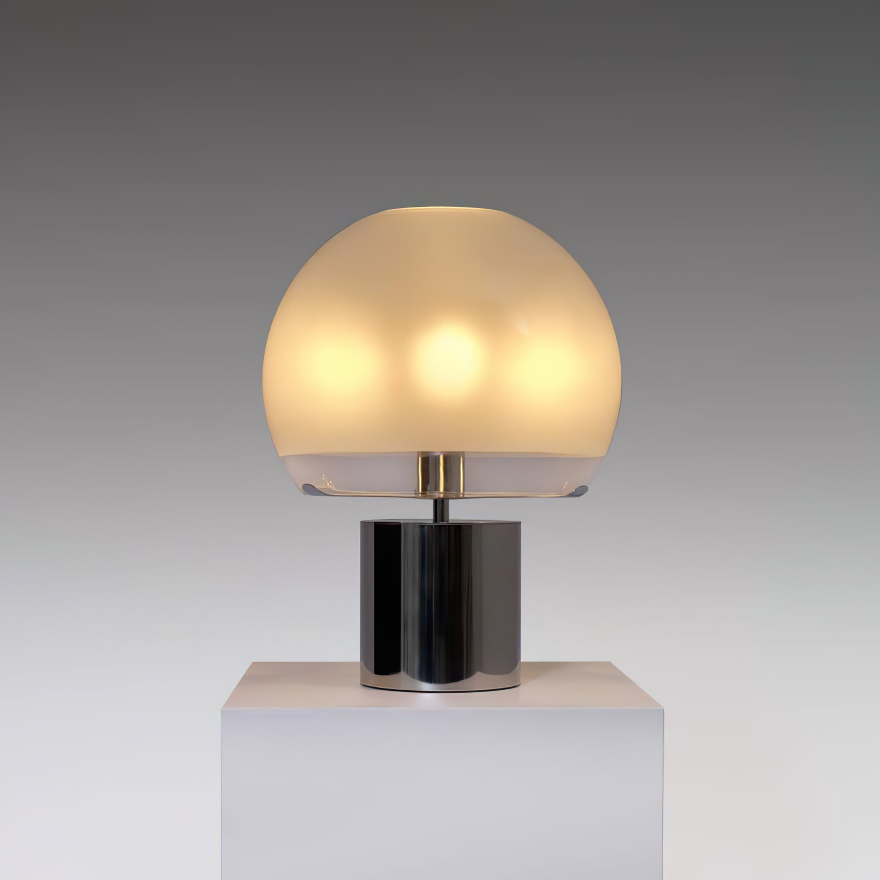 Lampe de Table Rétro en Verre - Design Élégant et Lumineux