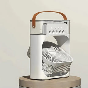 Ventilateur Refroidisseur d'Air Portable - Design 3-en-1 avec Lumière LED