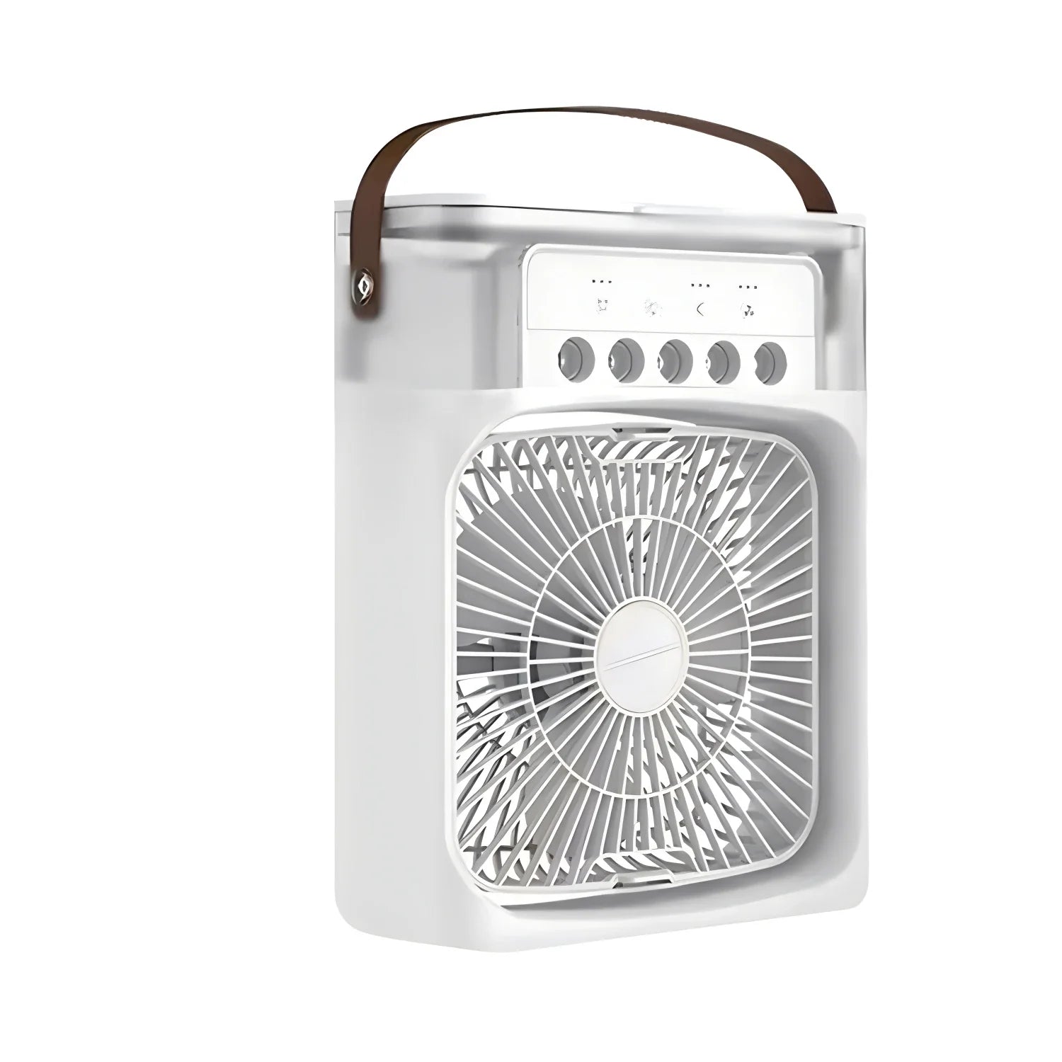 Ventilateur Refroidisseur d'Air Portable - Design 3-en-1 avec Lumière LED