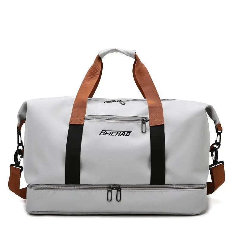 Sac de Sport Portable avec Compartiment à Chaussures - Durable et Pratique pour le Voyage