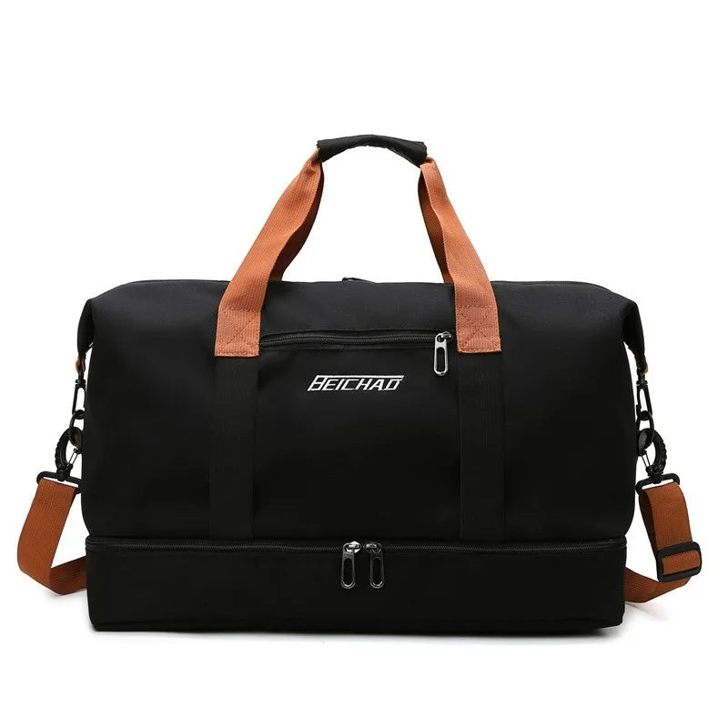 Sac de Sport Portable avec Compartiment à Chaussures - Durable et Pratique pour le Voyage