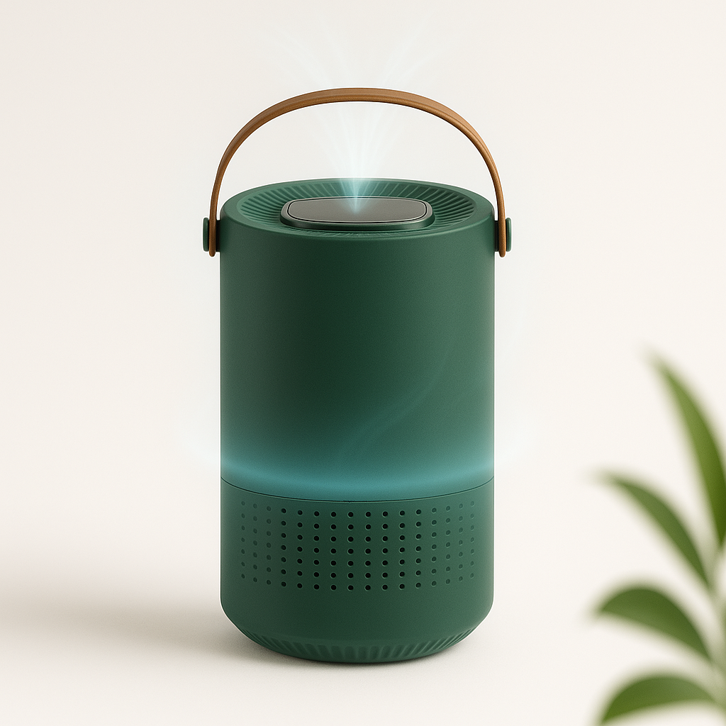Purificateur d'air HEPA Portable - Compact et Silencieux avec Générateur d'Ions
