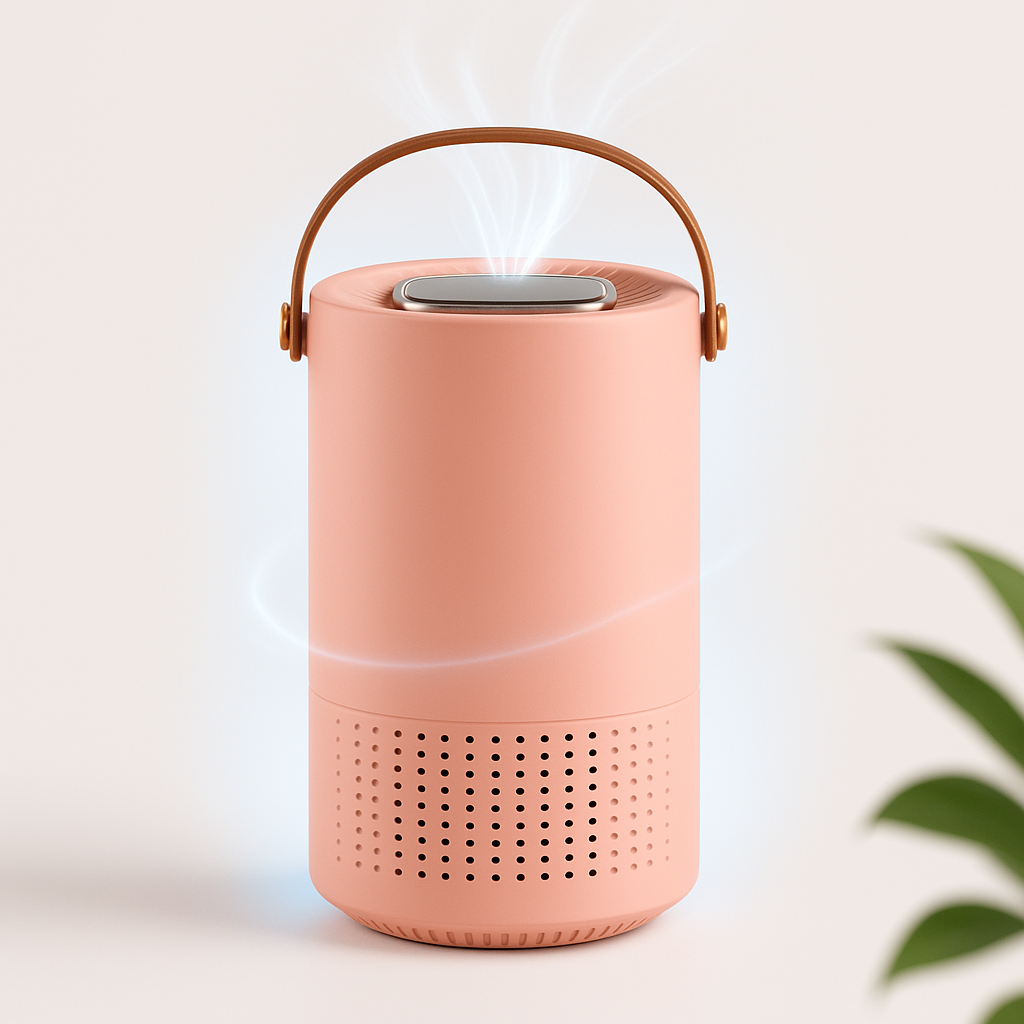 Purificateur d'air HEPA Portable - Compact et Silencieux avec Générateur d'Ions