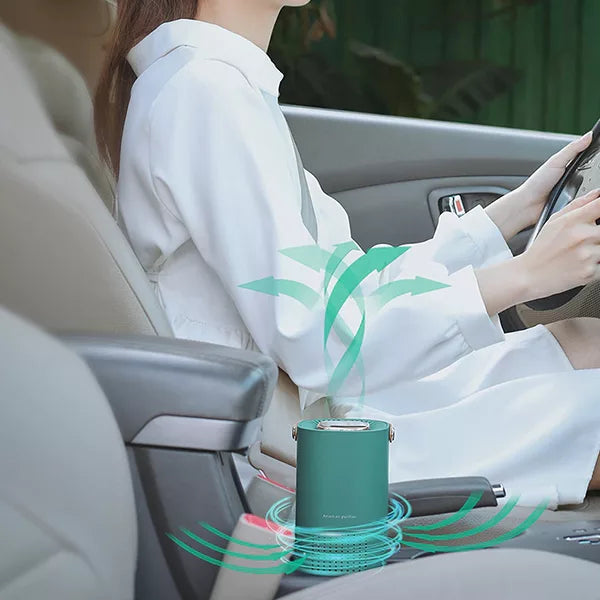 Purificateur d'air HEPA Portable - Compact et Silencieux avec Générateur d'Ions