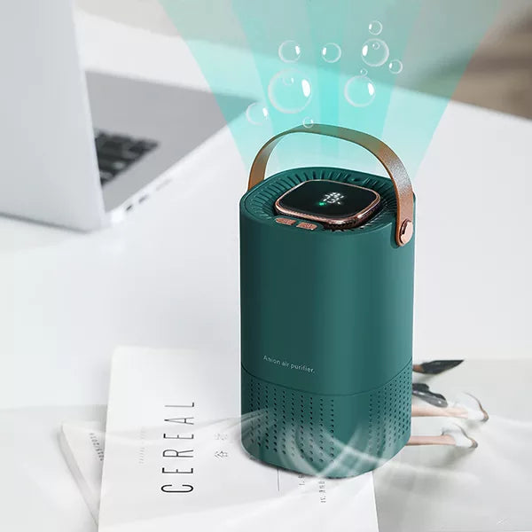 Purificateur d'air HEPA Portable - Filtration en 3 Étapes et Ioniseur
