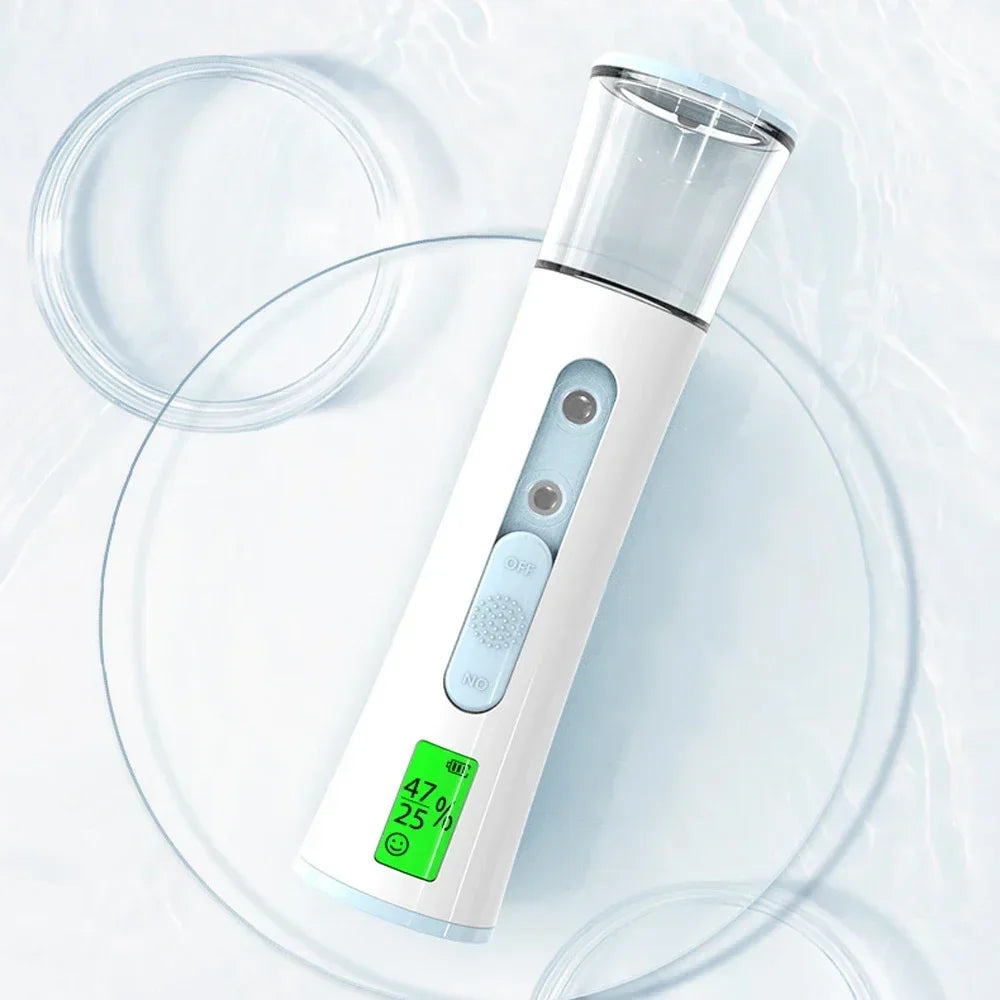 Vaporisateur Facial Portable - Hydratation Instantanée et Éclat Naturel