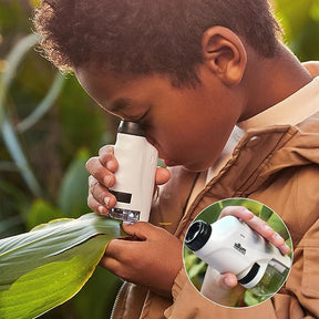 Microscope Portable 60x-120x - Jouet Éducatif avec Lumière LED