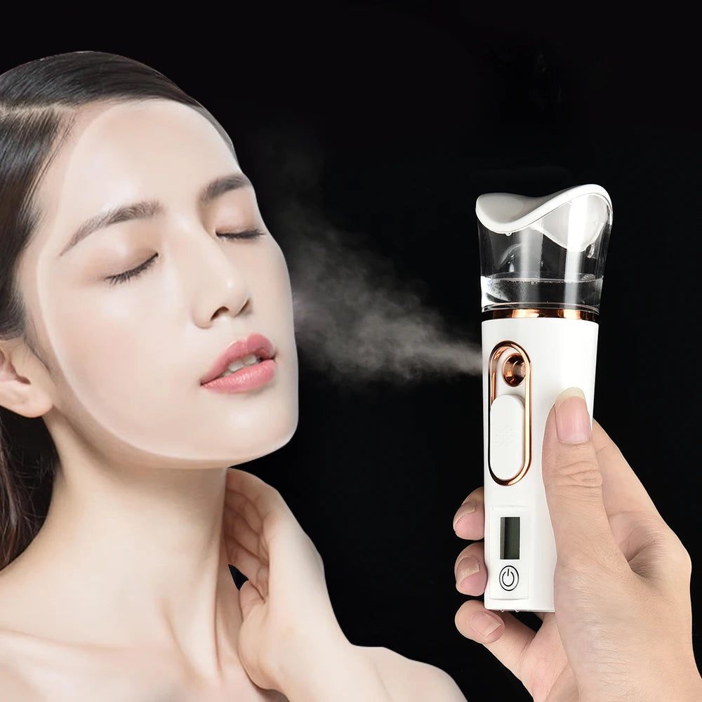 Humidificateur Facial Portable Rechargeable - Hydratation Profonde et Revitalisante