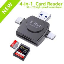 Lecteur de Carte USB 4-en-1 - Transfert et Sauvegarde Faciles de Données