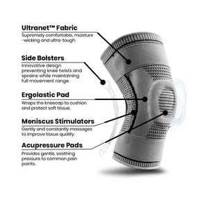 Support de Genou Ergonomique - Compression Confortable pour Soulagement de Douleur