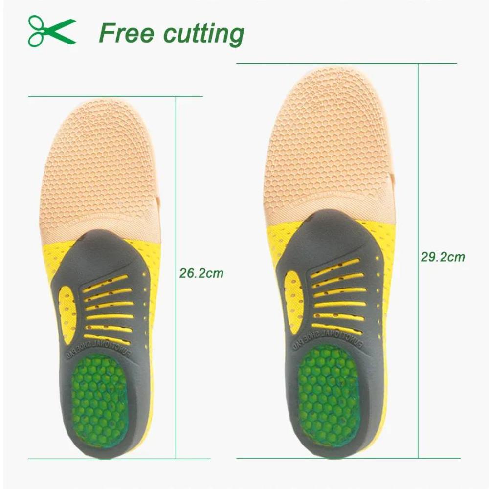 Semelles Orthopédiques en Gel - Confort et Soutien pour Pieds Plats