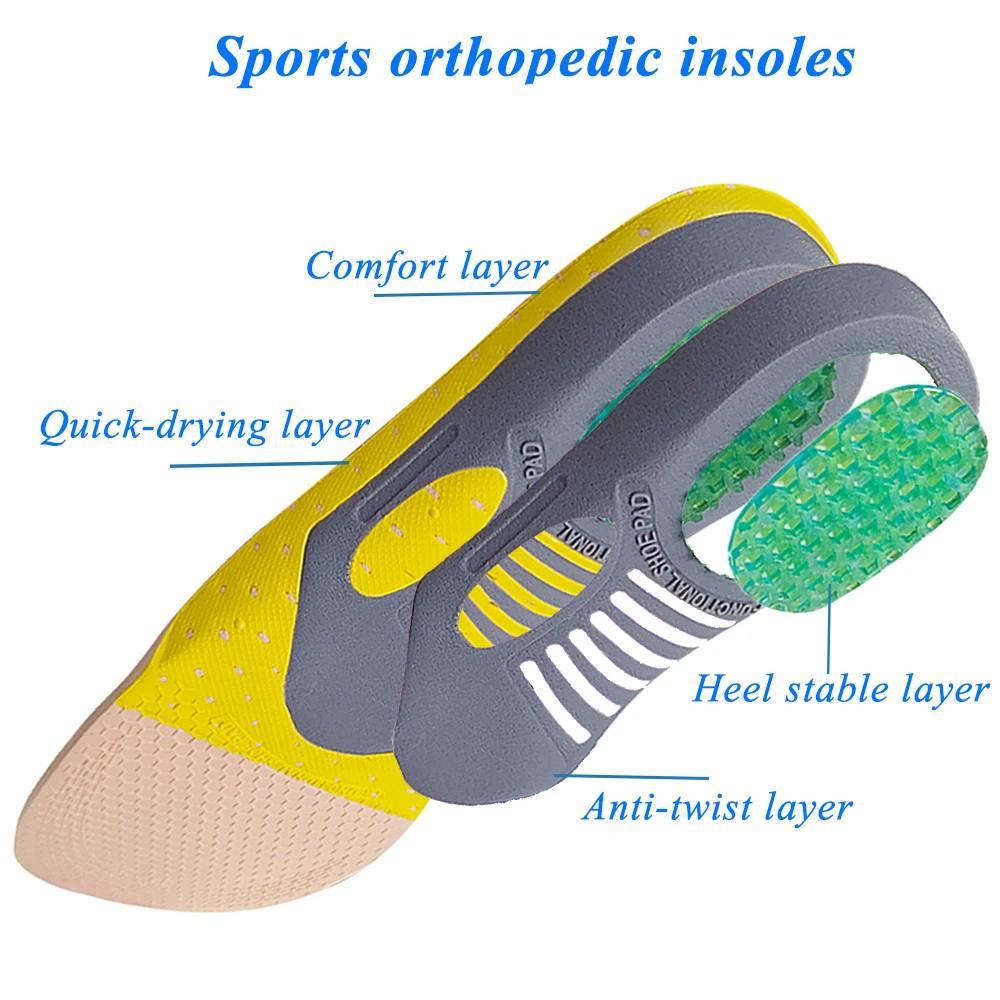 Semelles Orthopédiques en Gel - Confort et Soutien pour Pieds Plats