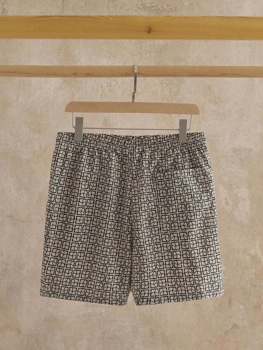 Shorts Imprimés Déclaratifs - Taille Ajustable et Confort Estival