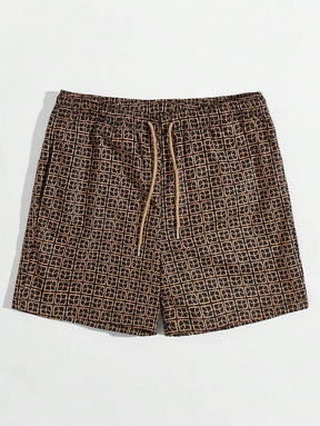 Shorts Imprimés Déclaratifs - Taille Ajustable et Confort Estival