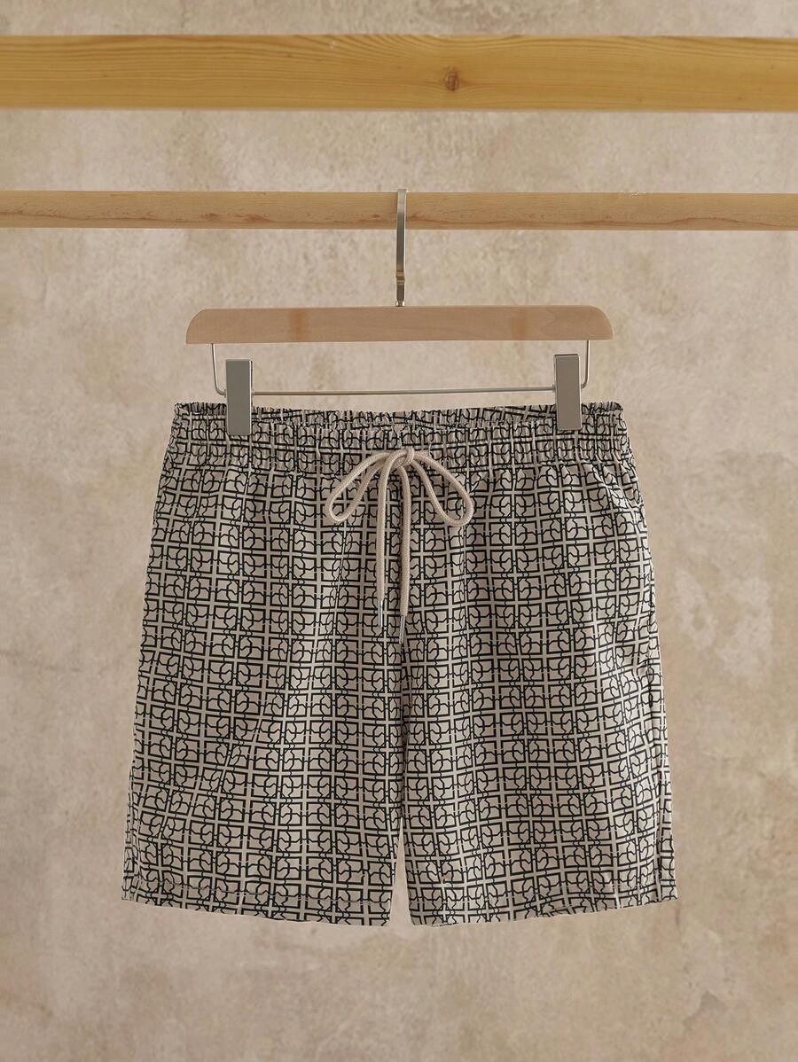Shorts Imprimés Déclaratifs - Taille Ajustable et Confort Estival