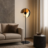 Lampe de Sol en Verre Moderne - Élégance Contemporaine et Atmosphère Chaleureuse