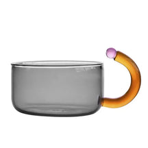 Ensemble de Thé en Verre Borosilicate - Couleurs Vives et Design Unique